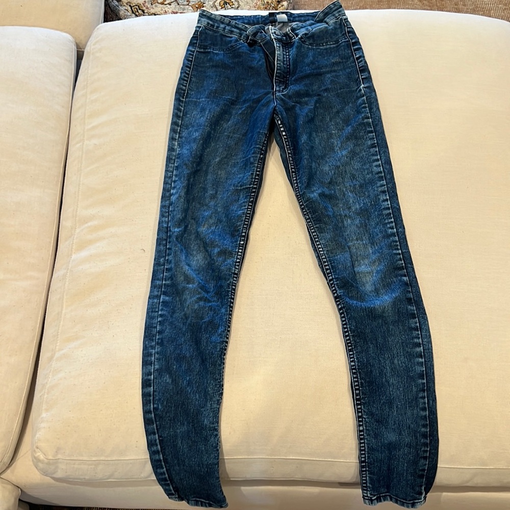 High rise jeans